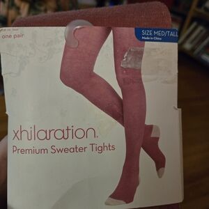 Xhilaration Premium Sweater Tights - Pink